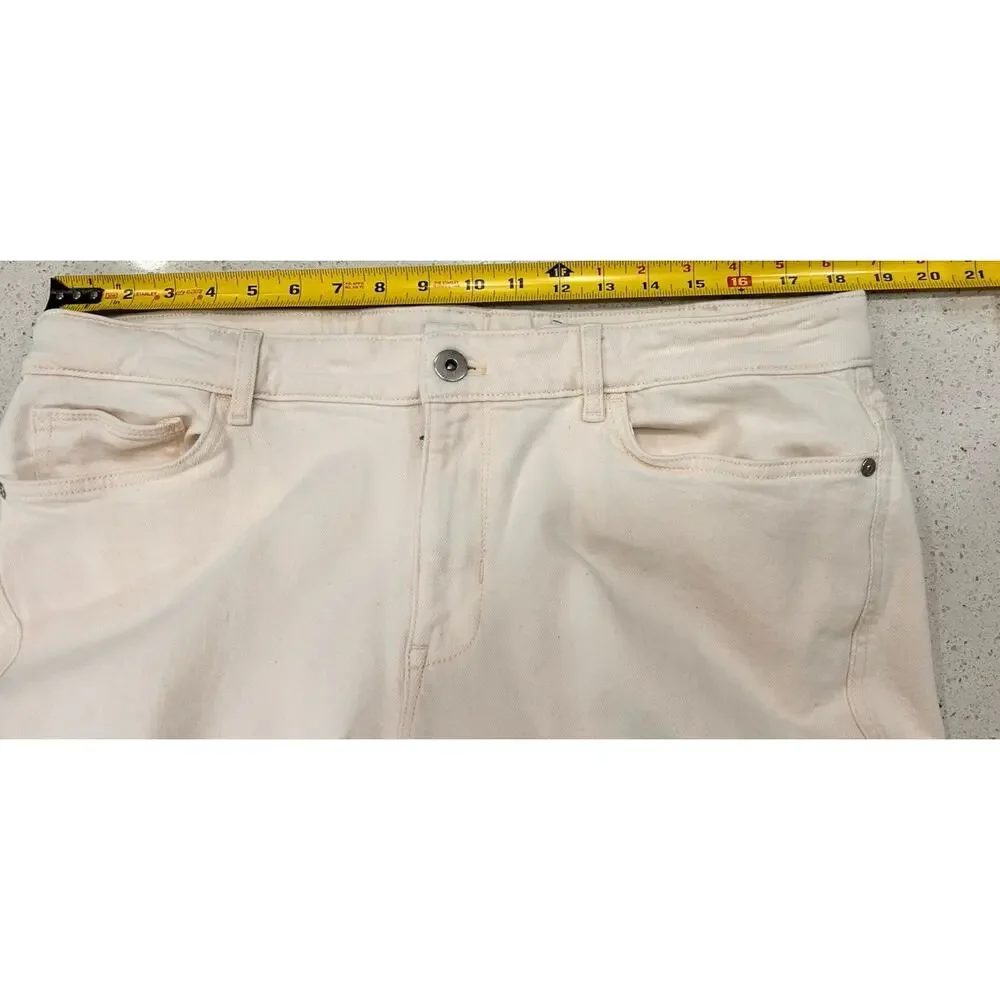 J Jill Denim Jeans Women Size 18T Cream/Off White Modern Slim Boot Cut Stretch - Picture 3 of 8